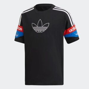 NWOT Adidas Team Tricolor Signature Trefoil Tee